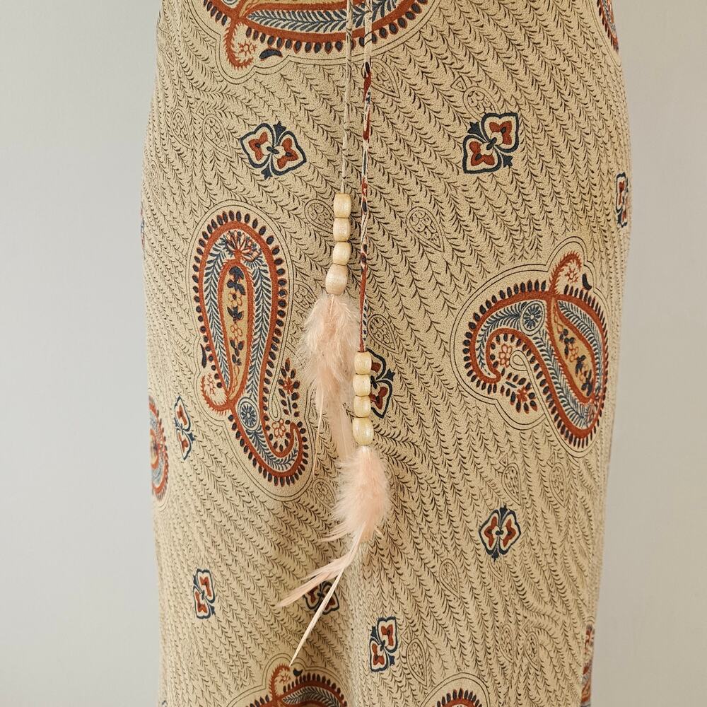 Y2k Silk Ralph Lauren Maxi Dress Halter Fairycore Boho - Size Small - Picture 3 of 8